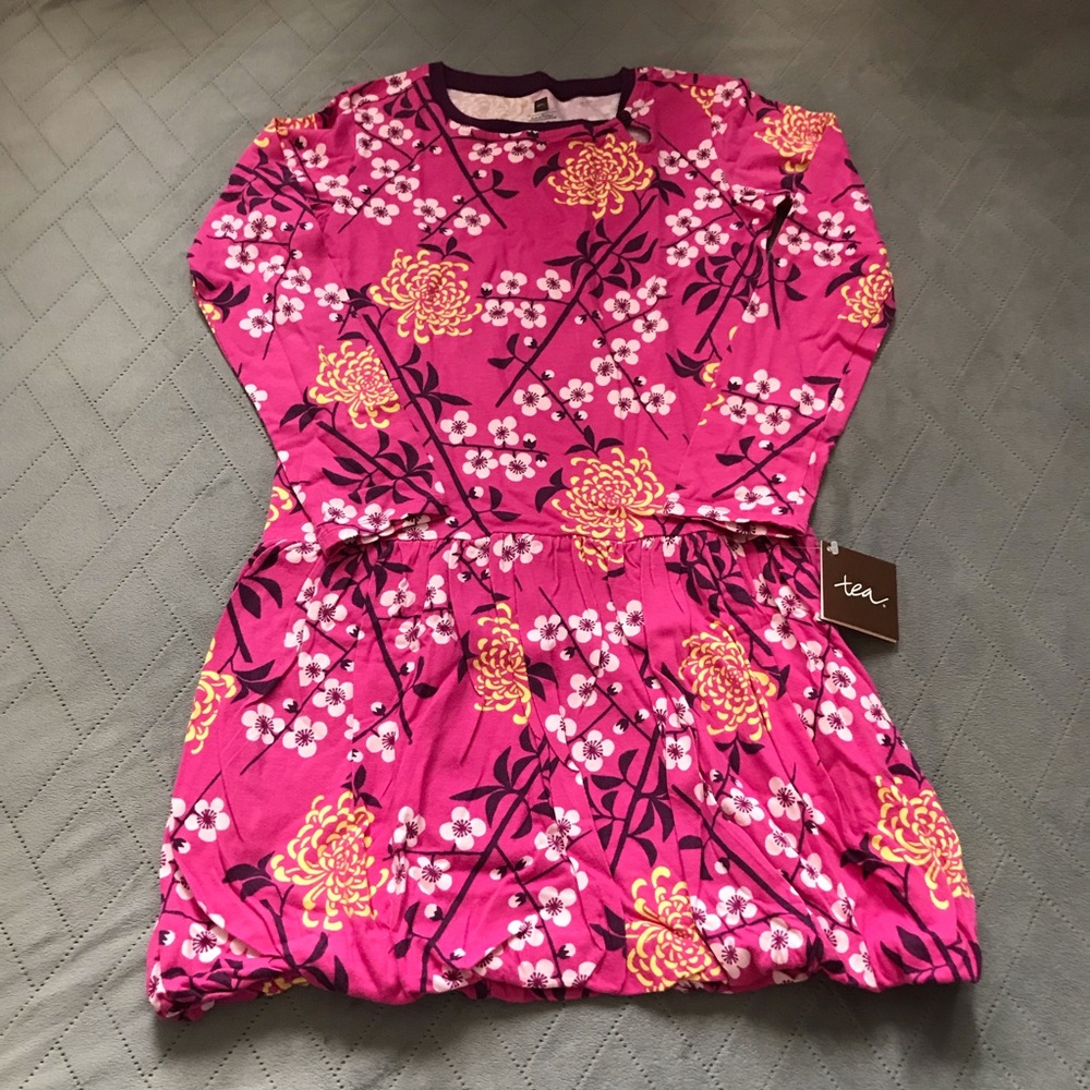 NWT Tea Collection Floral Bubble dress Sz 10